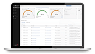 Laptop Dashboard Interface
